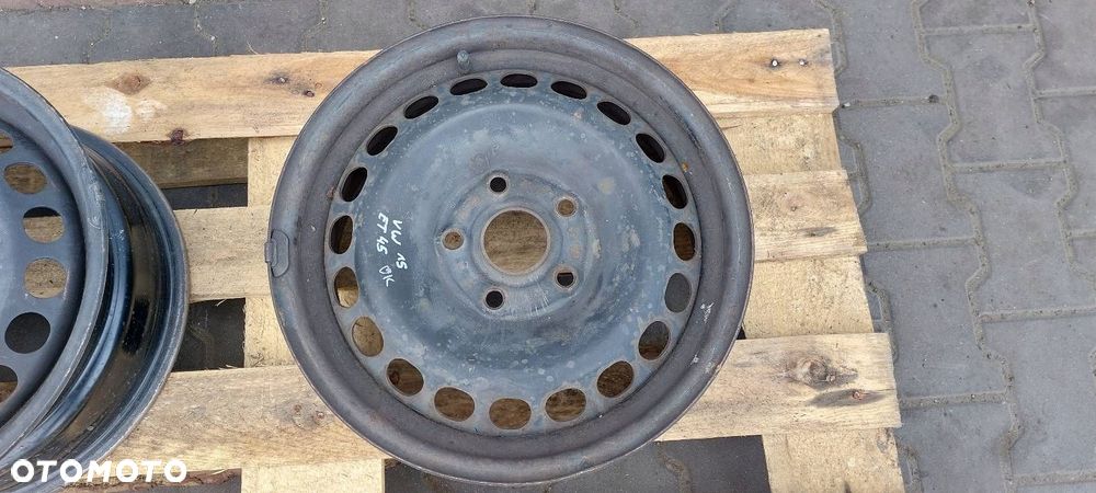 FELGA STALOWA 2 SZT 5x112 6Jx15 VOLKSWAGEN AUDI SKODA SEAT 8D0601027 - 4