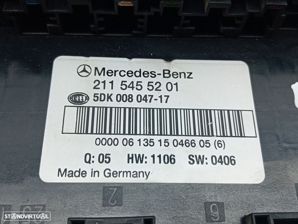 Caixa fusíveis / SAM / BSI MERCEDES-BENZ CLS (C219) - 4