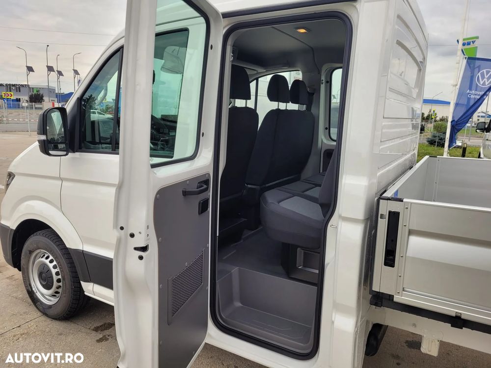 Volkswagen Crafter Dubla Cabina cu bena - 7 locuri - 8