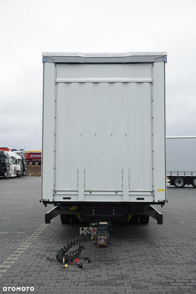 Krone TANDEM / FIRANKA / 19 PALET / DŁ. 7,75 M - 7