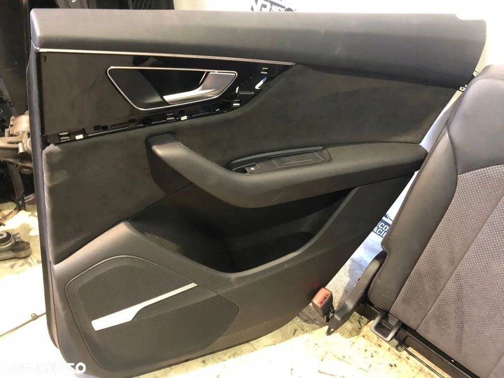 FOTELE TAPICERKA AUDI Q7 4M 7-OS GRZANE S-LINE - 10