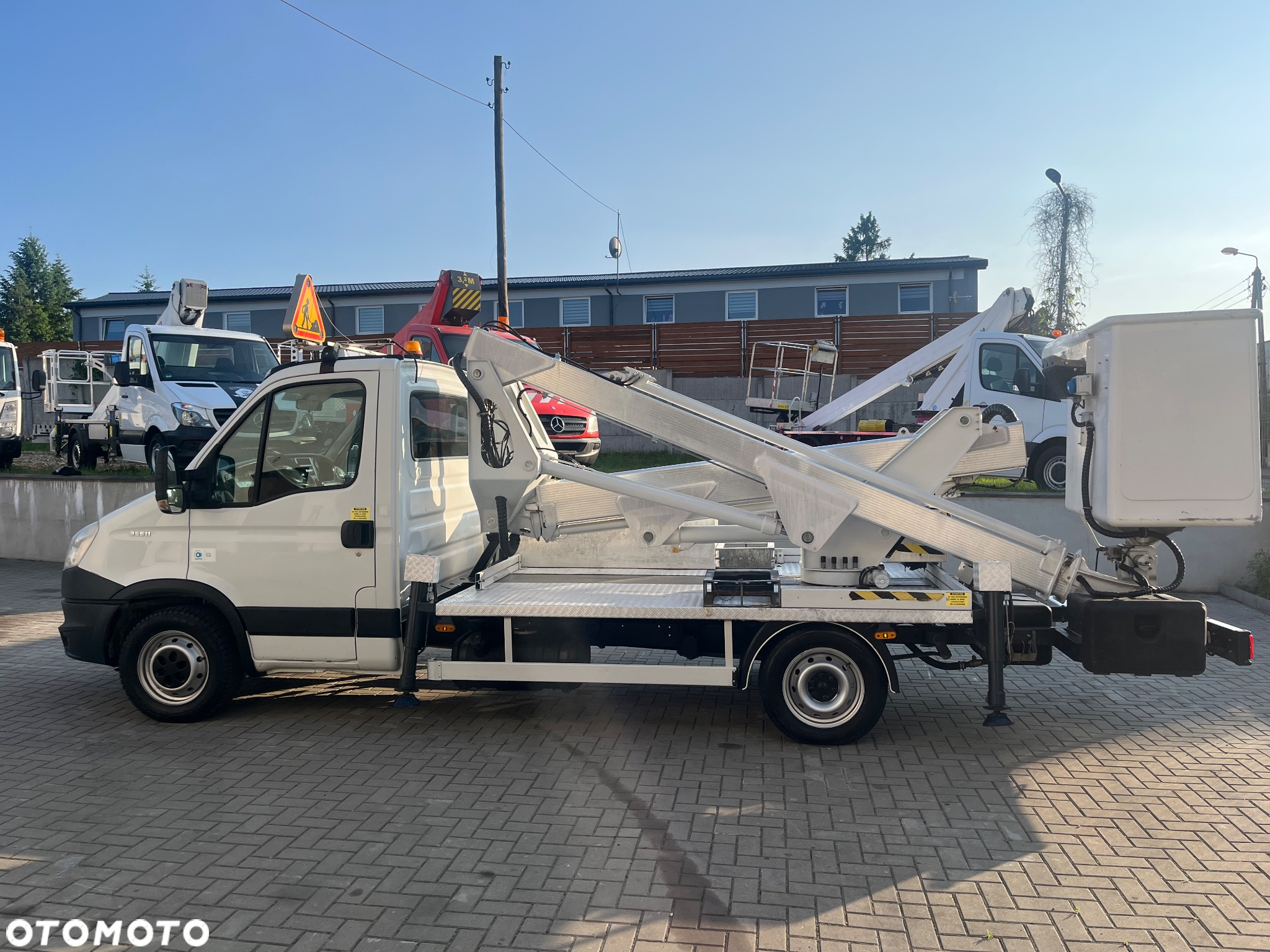Iveco Podnośnik koszowy Izolowany Kosz Multitel mx170 17 metrów 10 w Bok Zwyżka jak Ruthmann Gsr Wumag - 4