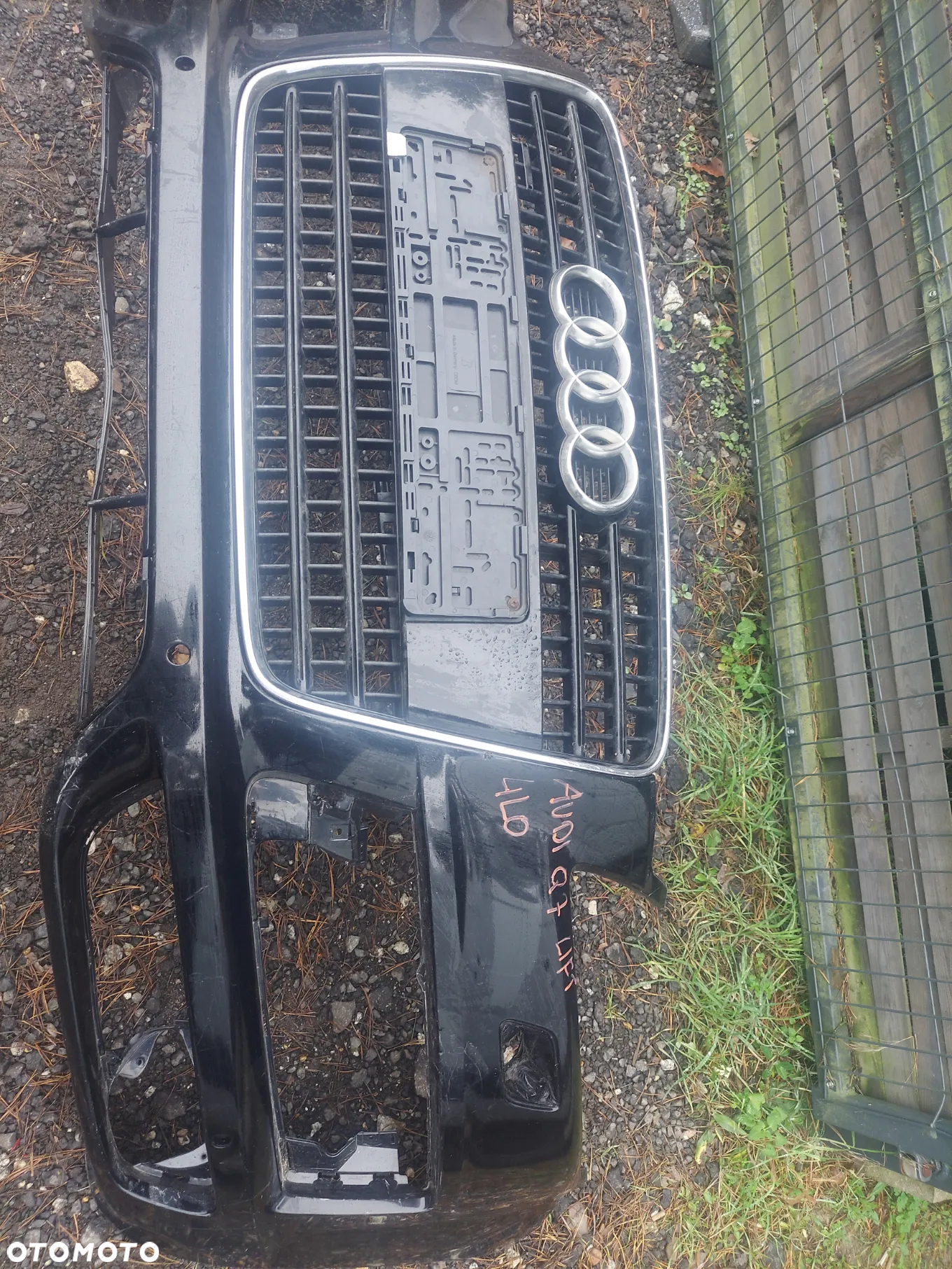 Audi q7 4l0 s line przed liftem zderzak przód grill - 3