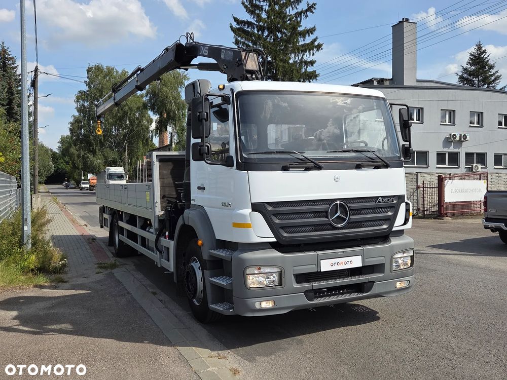 Mercedes-Benz AXOR 1824L // HDS HIAB 122 // DŹWIG ŻURAW KRAN CRANE // TYŁ PODUSZKI // MOŻLIWA PRZEBUDOWA NA LAWETA AUTOLAWETA - 9