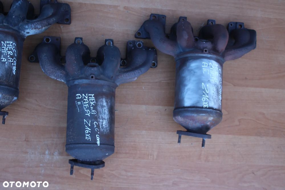 PUSTA PUSZKA KATALIZATORA KOLEKTOR WYDECHOWY OPEL MERIVA A CORSA C COMBO ZAFIRA A ASTRA G 1.6 Z16XE 101KM - 3