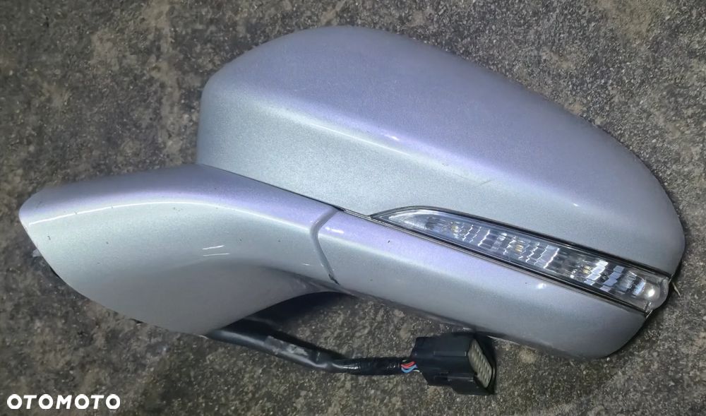 Lusterko Lewe 13PIN  Ford Mondeo MK5 Srebrne - 1