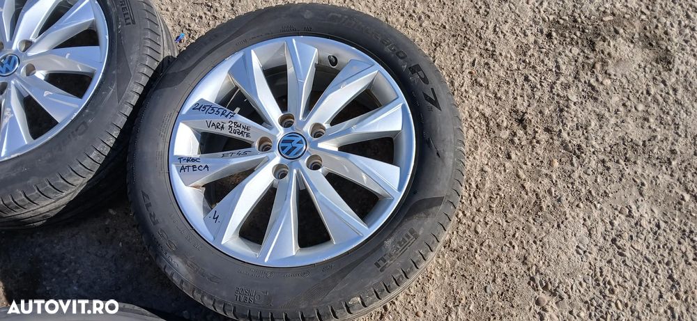 Jante aluminiu 215/55R17 Vw T-Roc seat Ateca - 4