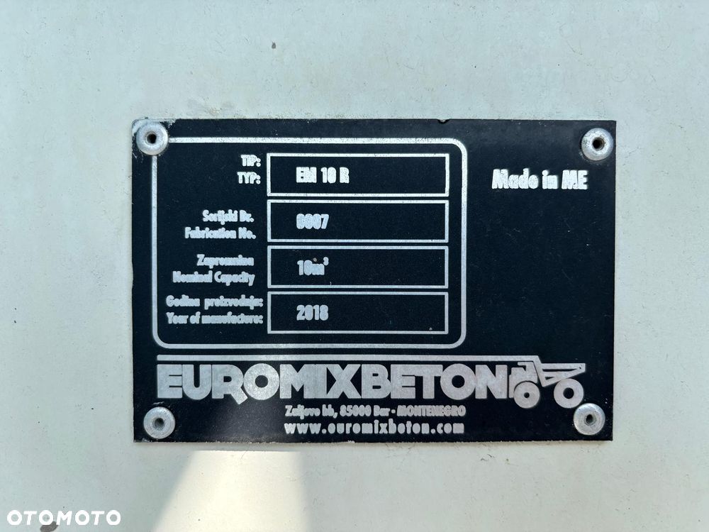 Mercedes-Benz MB AROCS 3742 8x4 EURO6 BETONOMIESZARKA EUROMIX 10 m³ - 11