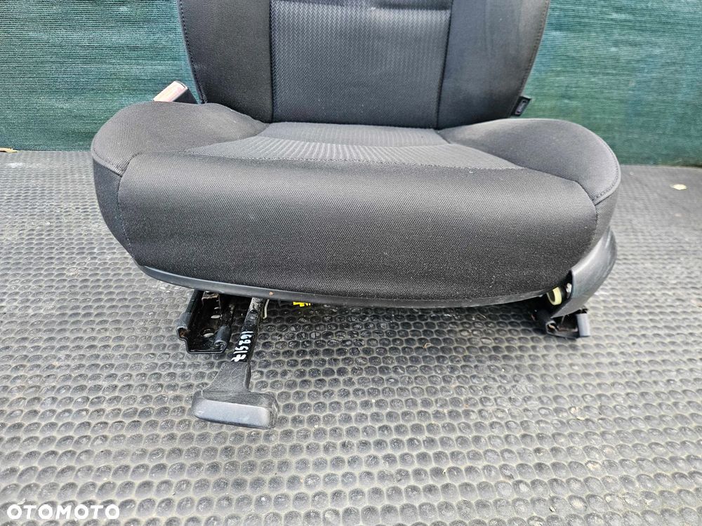 Fotel Kierowcy Siedzenie Welur Czarny Zagłówek BMW 3 E90 E91 2009r Lift LCI - 8