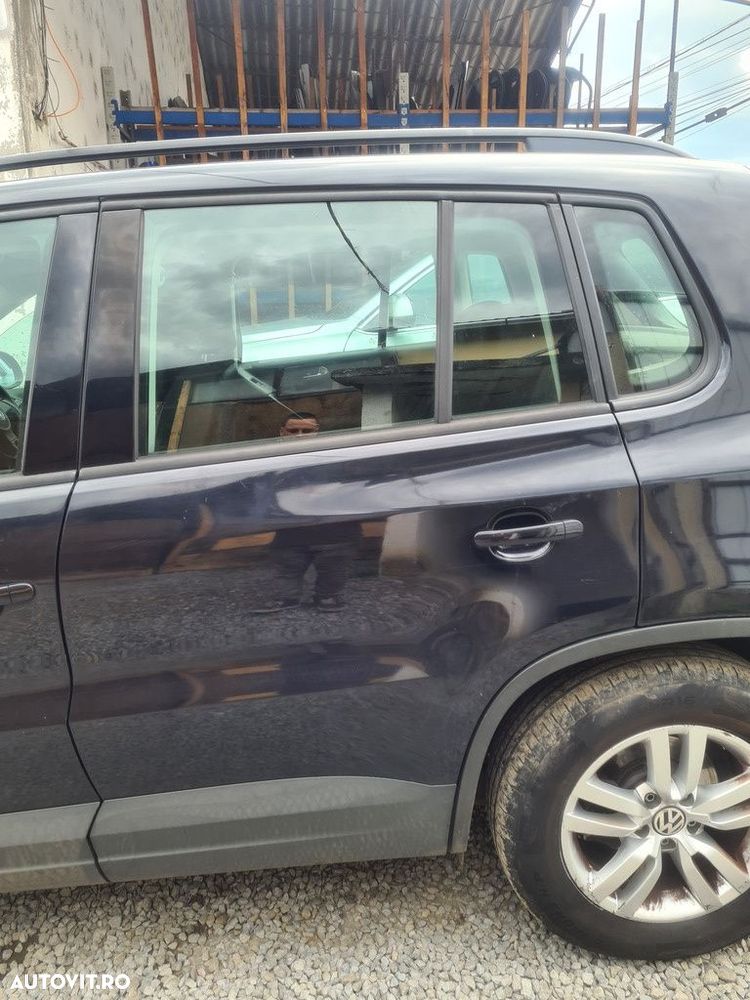 Usa Stanga Spate Volkswagen Tiguan 5N Facelift 2011 - 2015 SUV 5 Usi NEGRU LC9X (1253) - 1