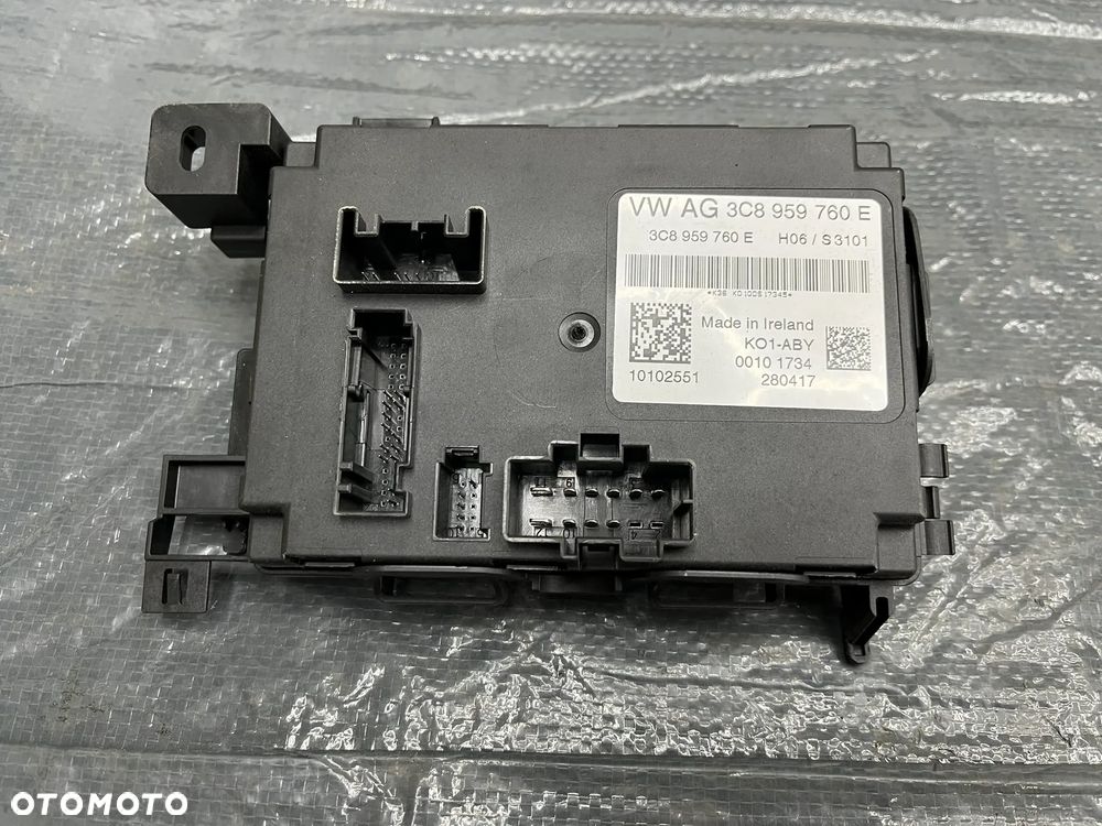 VW Skoda Sterownik moduł fotela lewy przód 3C8959760E