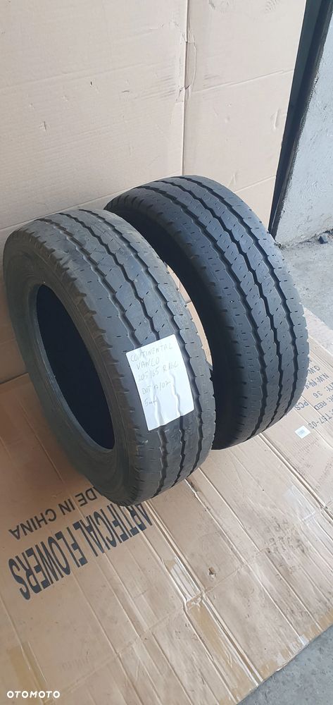 2X Opony Continental Vanco 205/65 R16 C 5mm 1707 - 2