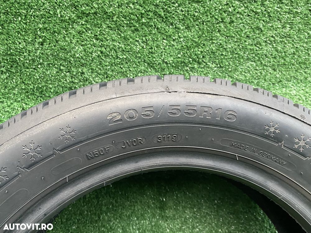 Set 4 anvelope Iarna 205 55 16 91T Dunlop Winter Sport 5 Dot 3119 - 4