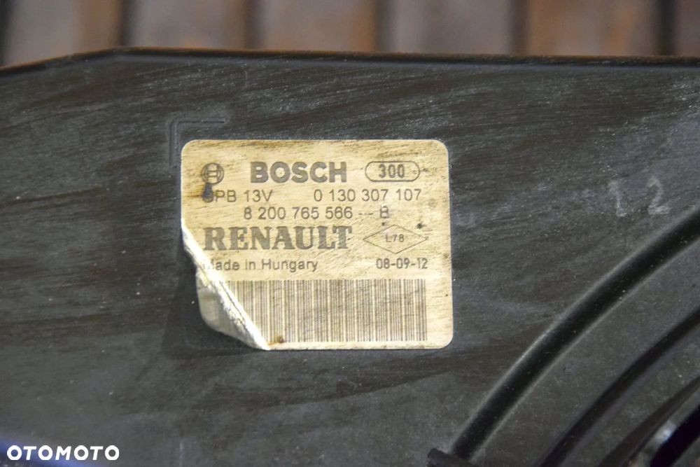 Dacia Sandero I 08-12 1.5 dci Wentylator chłodnicy 8200765566 B 0130307107 / Logan / Stepway - 2