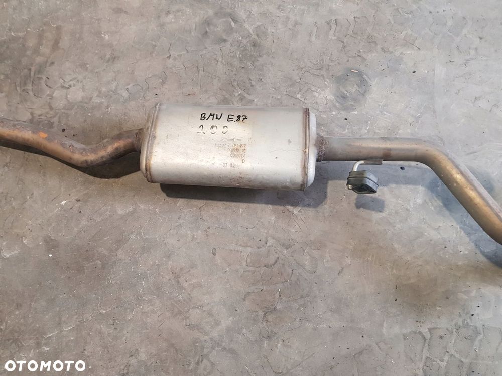 układ wydechowy tłumik bmw e87 2.0d europa 7791919 - 3