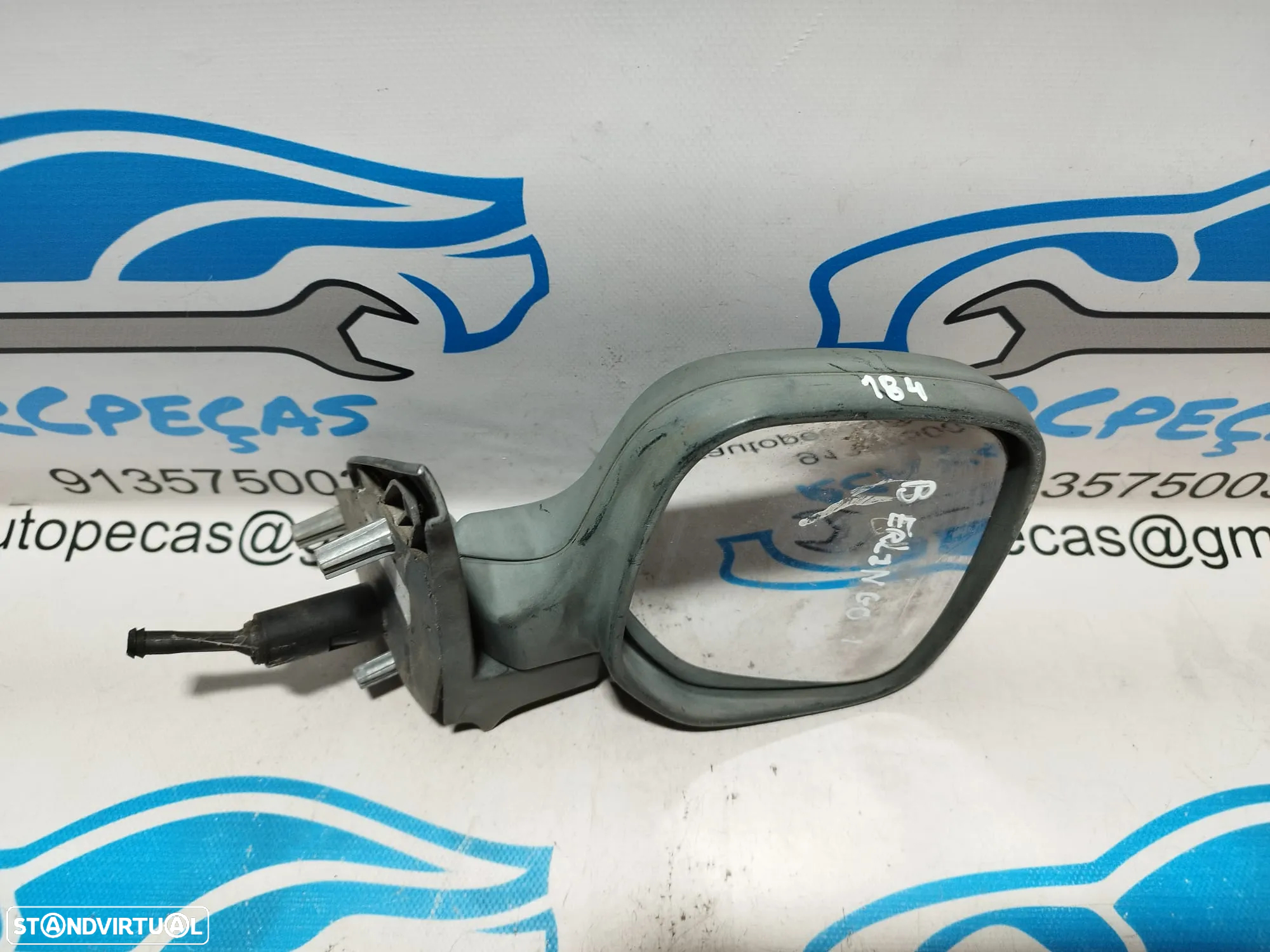 ESPELHO RETROVISOR DIREITO CITROEN BERLINGO I 1 MK1 96193823XT MANUAL ESPELHOS RETROVISORES - 4