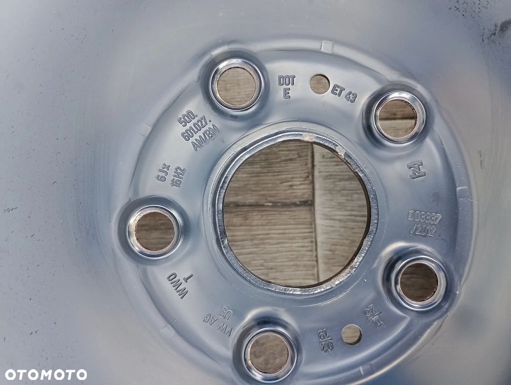 FELGI STALOWE 5x112 R16 6J ET43 VW T-ROC GOLF SKODA KAROQ OCTAVIA SEAT ATECA LEON AUDI Q2 A3 - 9