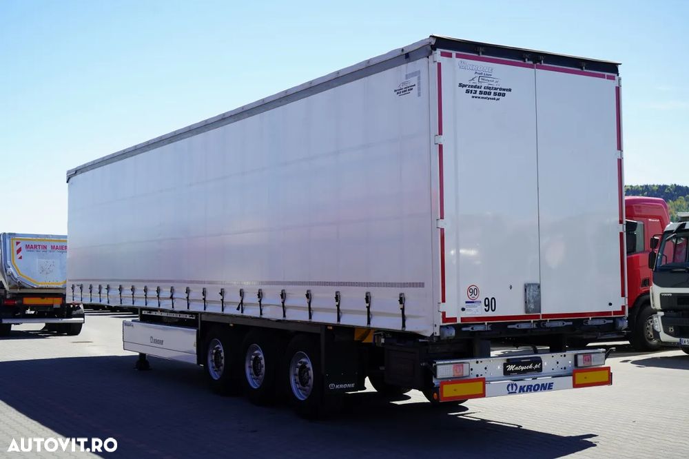 Krone REMORCĂ CU PRELĂ KRONE / 2024 / COȘ PENTRU PALEȚI / 2 AXE RIDICATIVE / PUȚIN FOLOSITĂ / 80.000 KM - 5