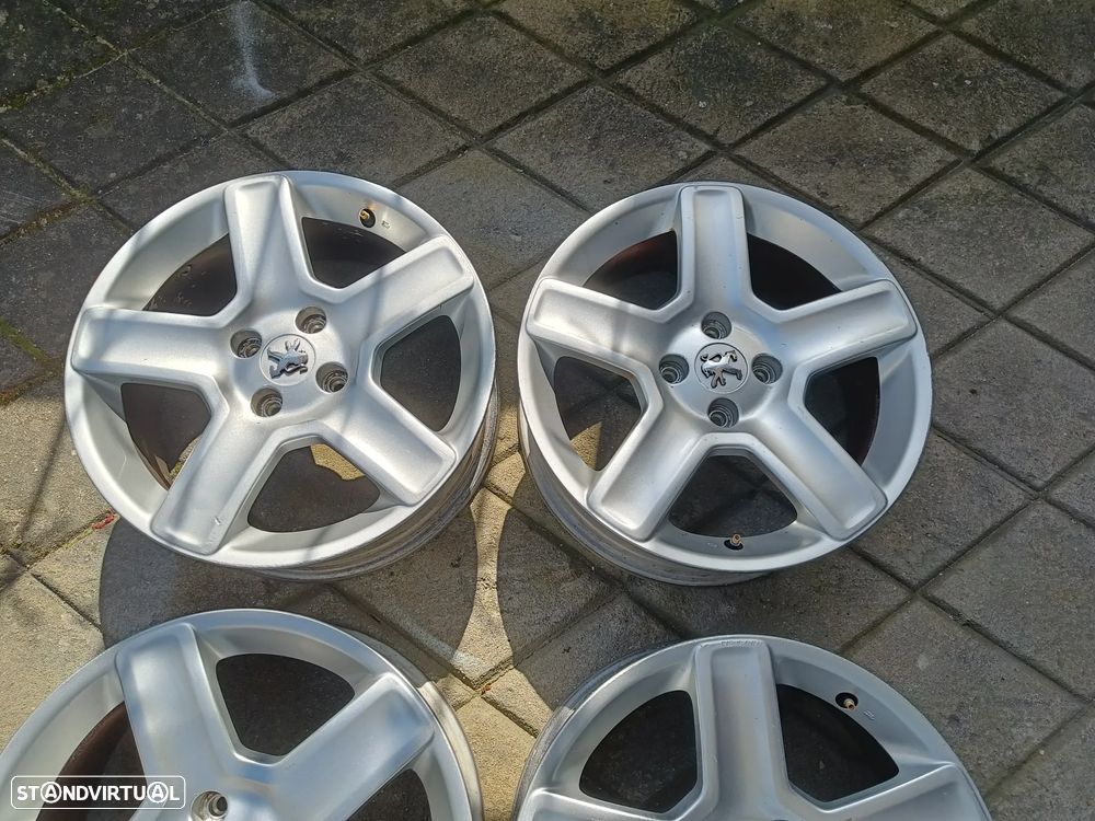 4 jantes 17 Peugeot furação 4x108 - 3