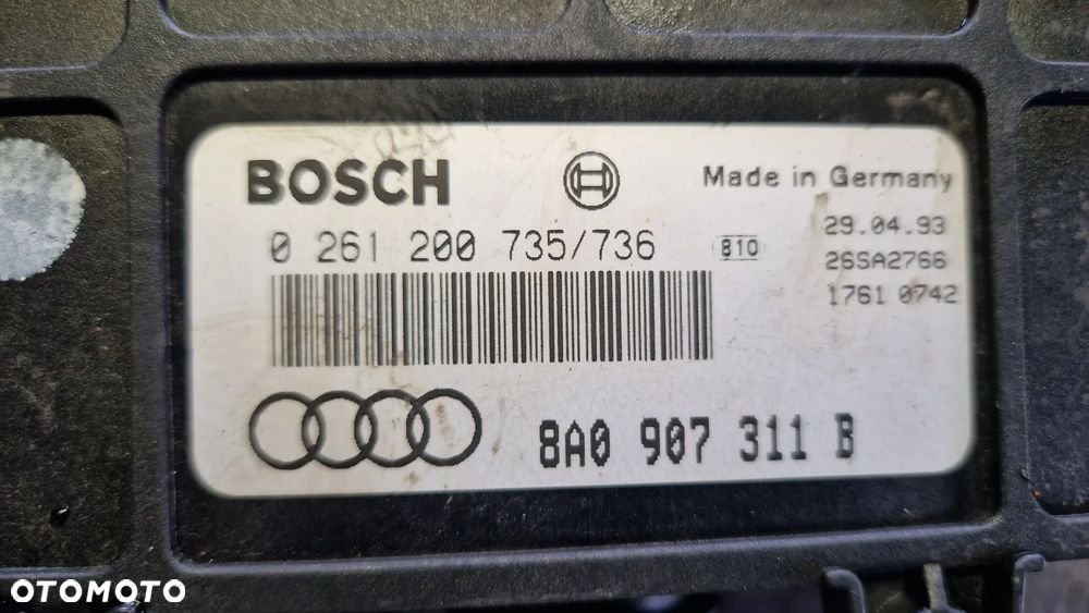AUDI 80 B4 2.0b STEROWNIK SILNIKA  8A0907311B - 2