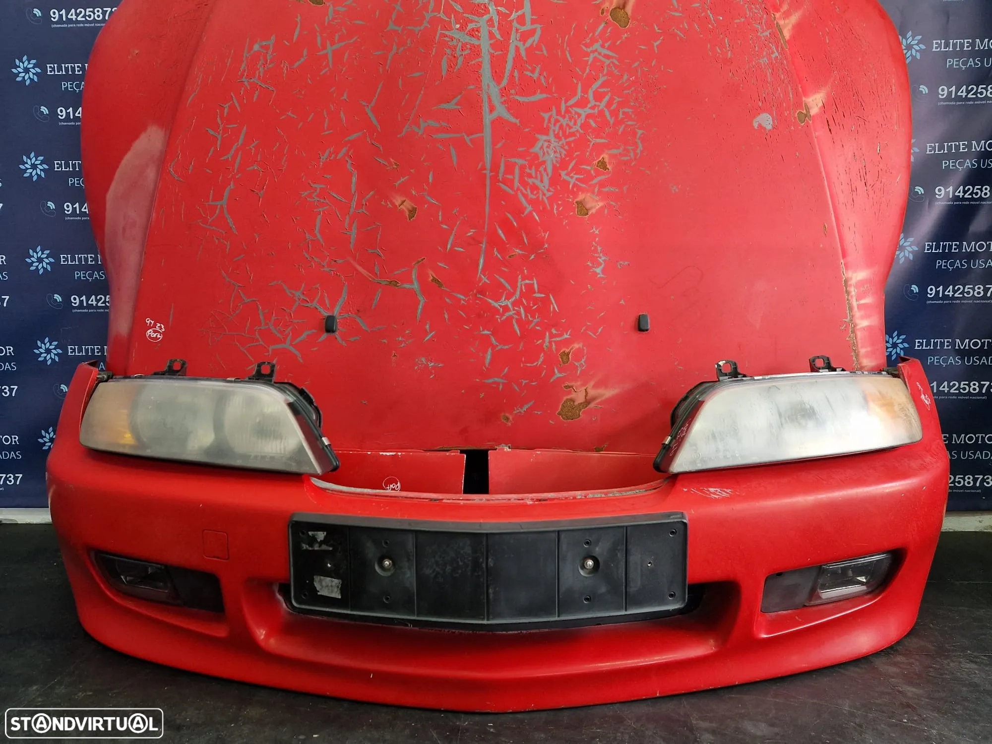 Frente completa usada BMW Z3 capot parachoques guardalamas oticas radiador E36 - 6