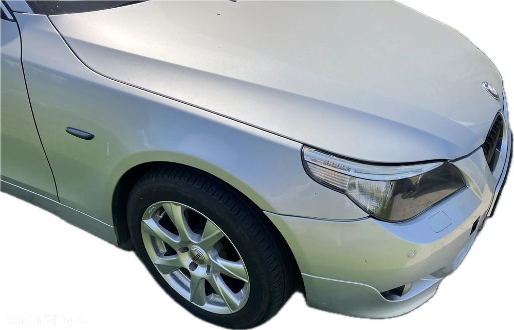 KOMPLETNY PRZÓD BMW E60 E61 TITANSILBER 354/7 XENON PRZED LIFT M-PAKIET MASKA ZDERZAK LAMPA LAMPY PAS PRZEDNI CHŁODNICE BŁOTNIK KOMPLET CHŁODNIC - 4
