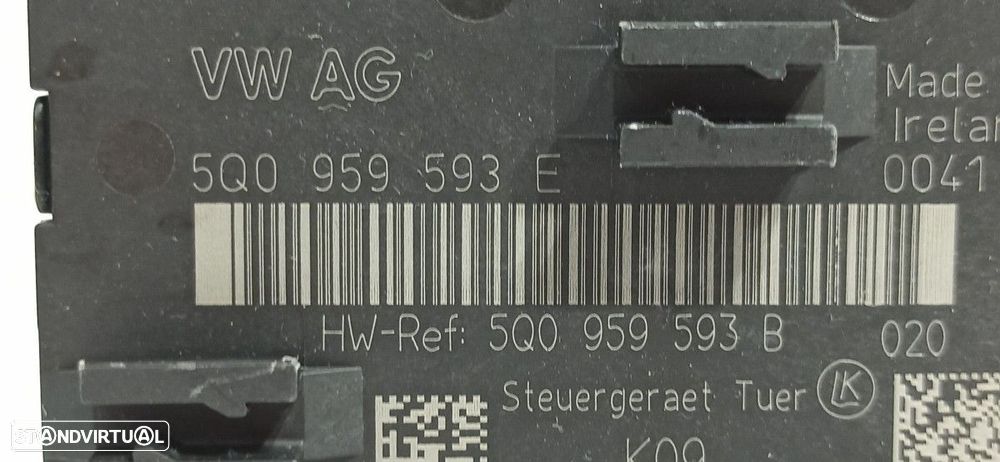 CENTRALINA/BOMBA FECHO CENTRAL AUDI A3 SPORTBACK (8VF) BASIC - 2