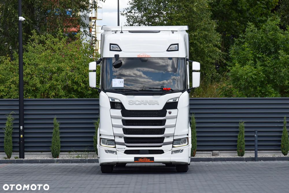 Scania 500S / FULL AIRMATIC / HYDRAULIKA / RETARDER / KLIMATYZACJA POSTOJOWA / ACC / KLIMA / 2 ZBIORNIKI PALIWA / FULL LEDY / FULL SPOILERY / SERWISOWANA / SPROWADZONA - 2