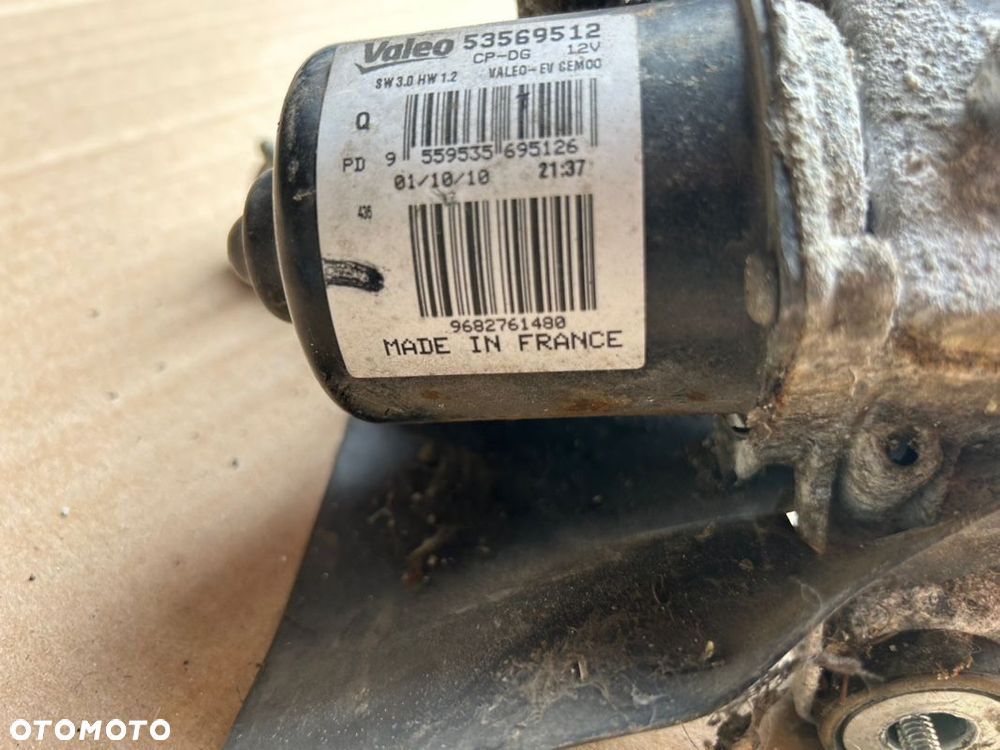 CITROEN C5 III 08- MECHANIZM SILNIK WYCIERACZEK PRZÓD PRAWY LEWY SILNICZEK 9682755580 9682761480 - 3