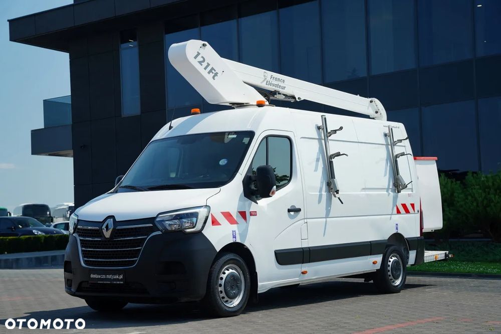 Renault MASTER / ZWYŻKA / BLASZAK / PODNOŚNIK KOSZOWY FRANCE ELAVATEUR 121 Ft - 12 M / MAX UDŹWIG 120 KG / EURO 6 - 10