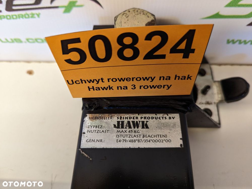 Uchwyt bagażnik rowerowy na hak Hawk na 3 rowery - 5