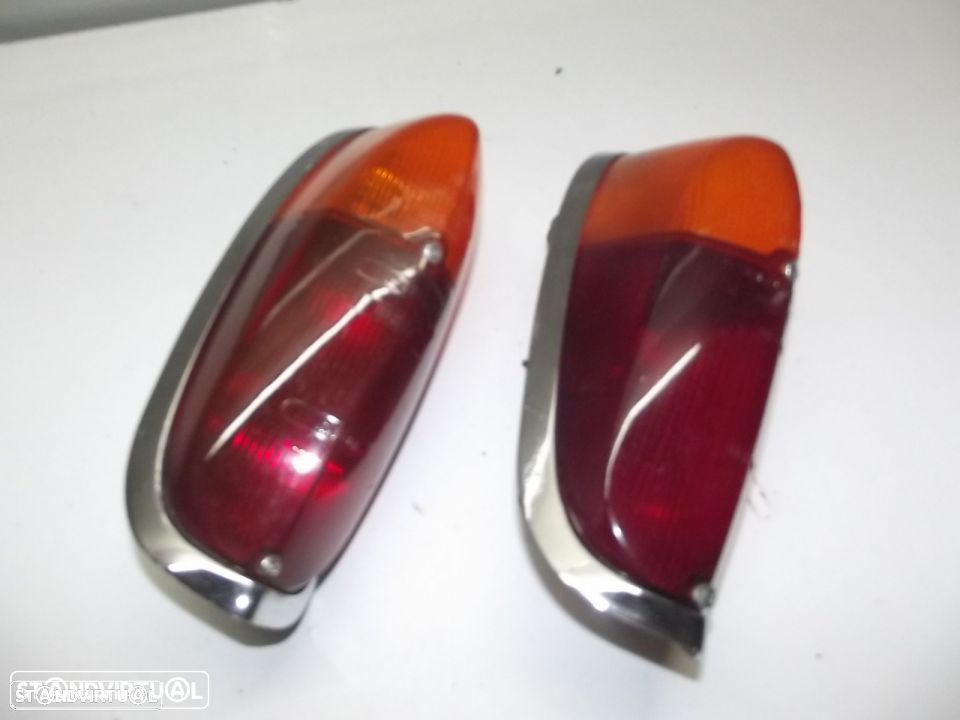 vw 1600 TL par de farolins traseiros completos e originais - 1