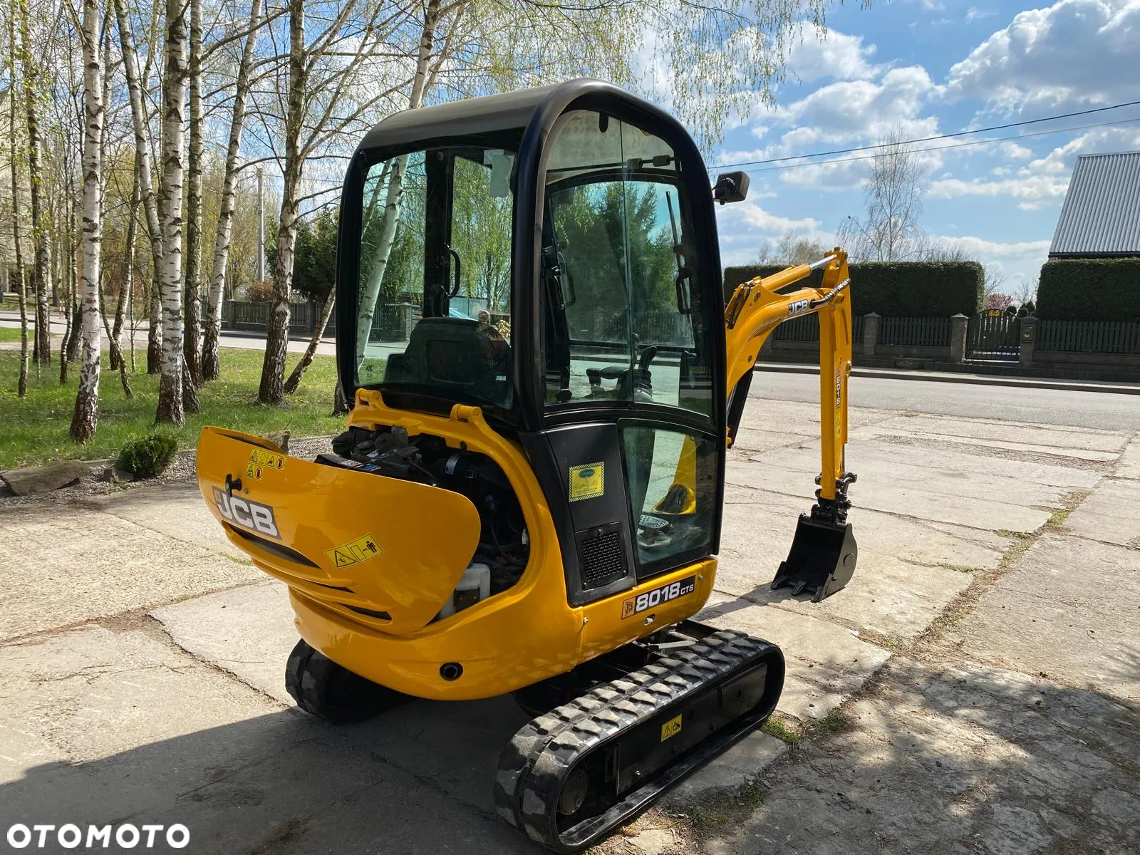 JCB 8018cts | 2008r | tylko 1910mtg | po przeglądzie | FV - 9