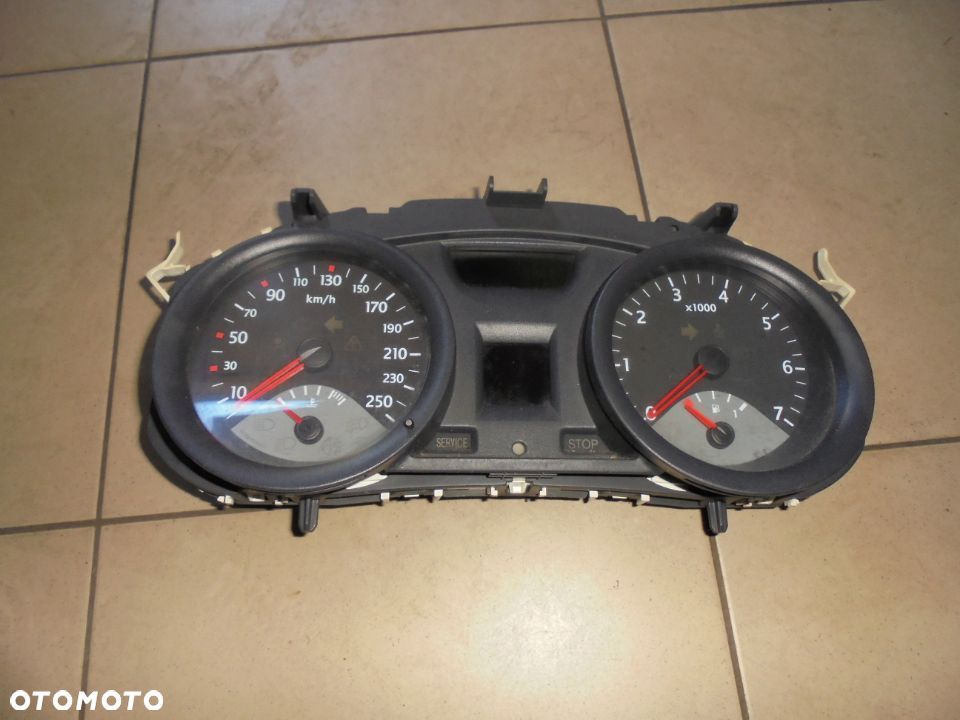 LICZNIK ZEGAR MEGANE II 1.6 16V AUTOMAT 8200306551 - 1