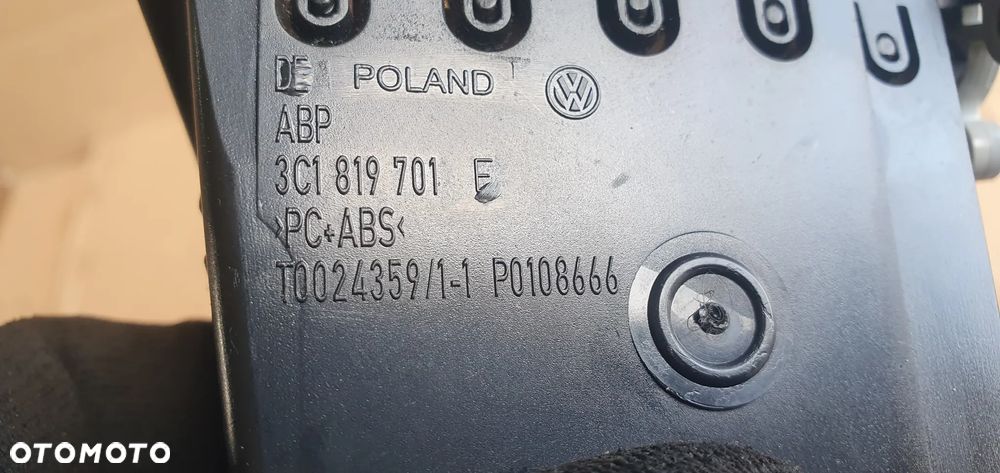 Kratka nawiewu powietrza lewa VW Passat B6 3C1819701F - 6