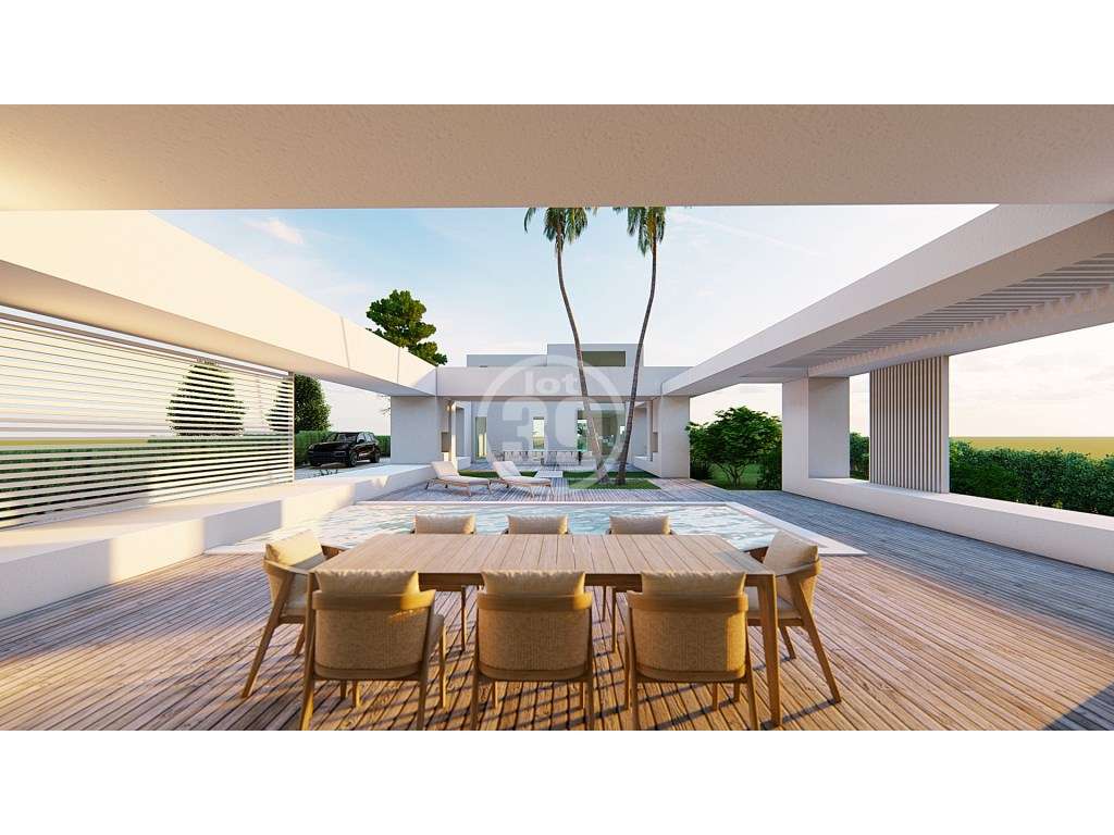 Terreno com Projeto Aprovado para 2 Moradias com Piscina ! Açoteias... - Grande imagem: 4/16