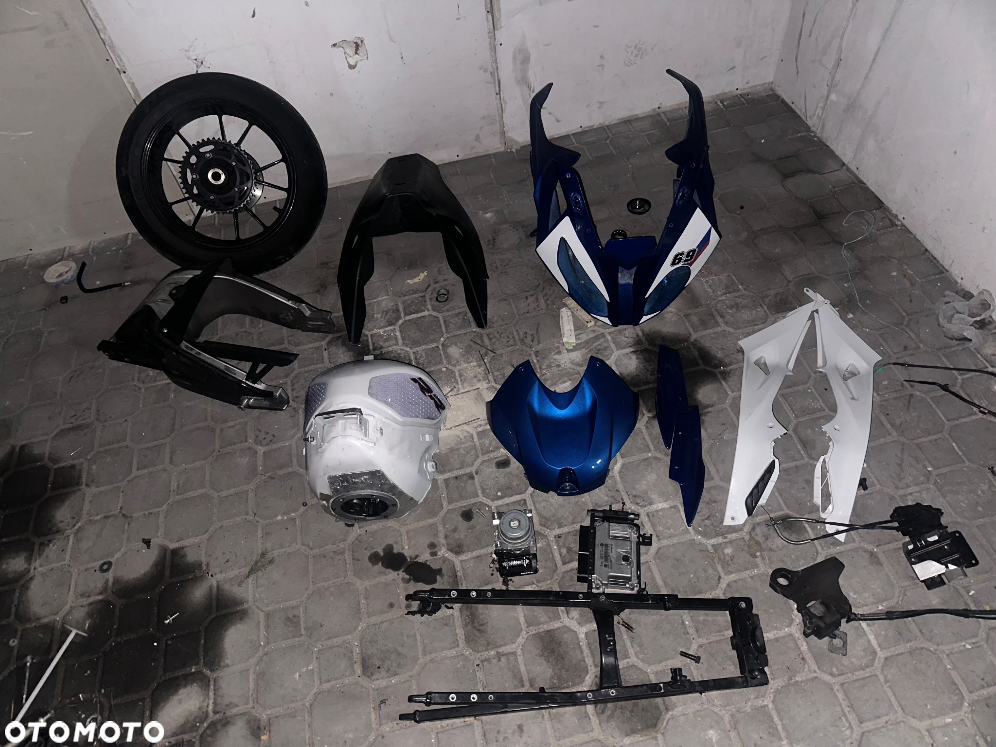 BMW S1000RR lagi koło półka chłodnica lampa wydech kolektor części amortyzator zbiornik - 4