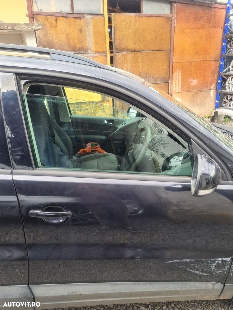 Usa Dreapta Fata Volkswagen Tiguan 5N Facelift 2011 - 2015 SUV 5 Usi NEGRU LC9X (1253) - 1