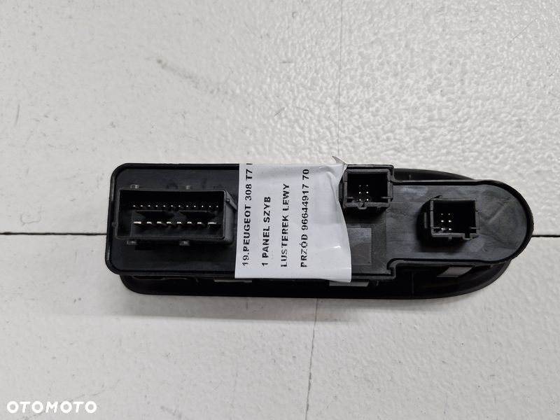 PEUGEOT 308 T7 I 1 PANEL PRZEŁĄCZNIK SZYB LUSTEREK LEWY PRZÓD 96644917 - 8