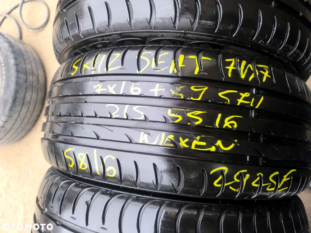 5x112 FELGI Aluminiowe Alufelgi 16 Koła Letnie Lato VW 7M7 7M0 SHARAN T4 TRANSPORTER CARAVELLE MULTIVAN SEAT ALHAMBRA 6mm 215/55 ALU-RAD LEGNICA - 7