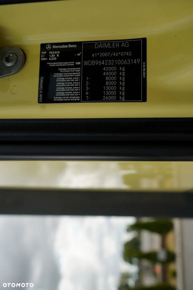 Mercedes-Benz AROCS 4148 / 8x6 / WYWROTKA DWUSTRONNA / HYDROBURTA / HYDROKLAPA / 2016 / SPROWADZONY - 34