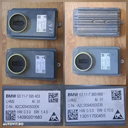 Calculator modul ECU ballast droser far led angel eyes / pozitie bmw seria 3 4 5 6 7 x5 x6 f01 02 03 04 e84 f30 31 34 35 - 3