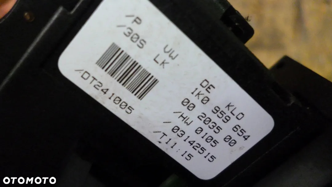 vw touran I czujnik kąta skrętu taśma air bag - 3