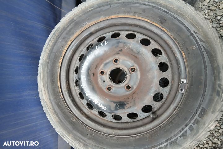 Jante tabla cu anvelope 15 - set 1K0601027AG 195/65 R15  ET47 1K06010 - 5