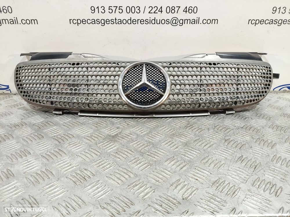 Grelha Central Pará-choques Frente Frontal Mercedes Benz SLK R170 Original - 2