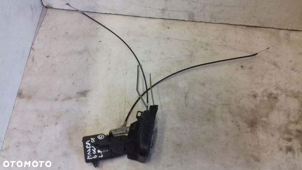 ZAMEK DRZWI LEWY PRZÓD PRZEDNI 6PIN2PIN MAZDA 6 GG GY 02- - 9