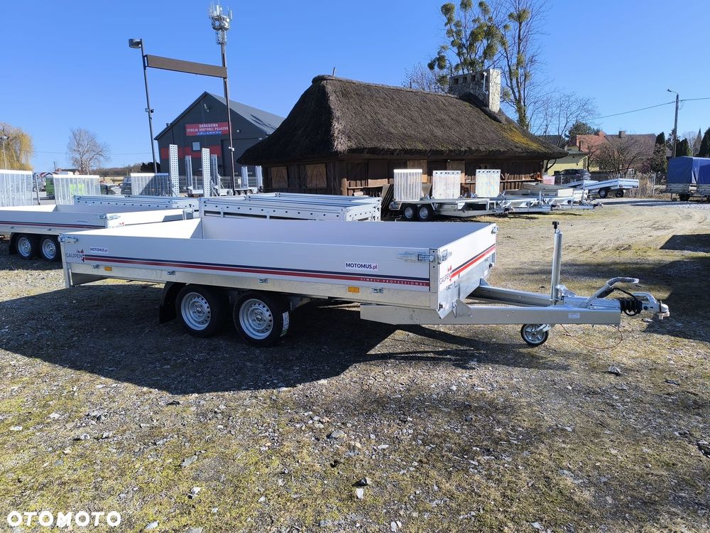 Neptun Przyczepa Neptun Gaupen N27-405 2 HL Nordica PRO 405x197,5x30 DMC 2700kg burty alu mocna spawana Wrocław Motomus - 6