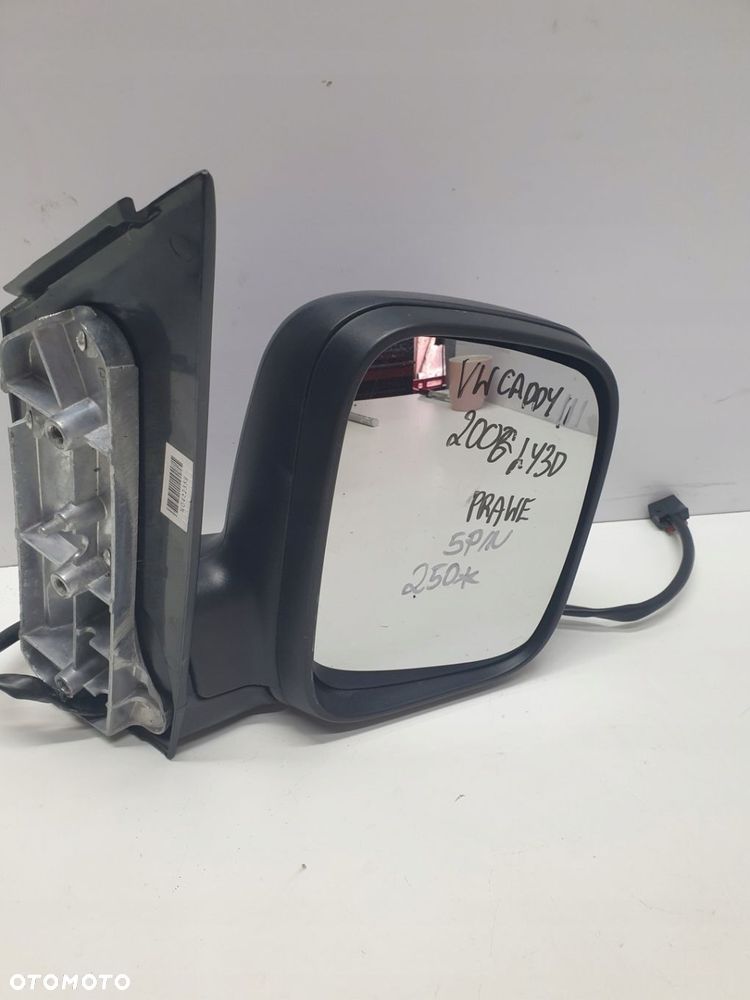 LUSTERKO PRAWE 5 PIN VW CADDY III 2006 ROK KOD LY3D - 1