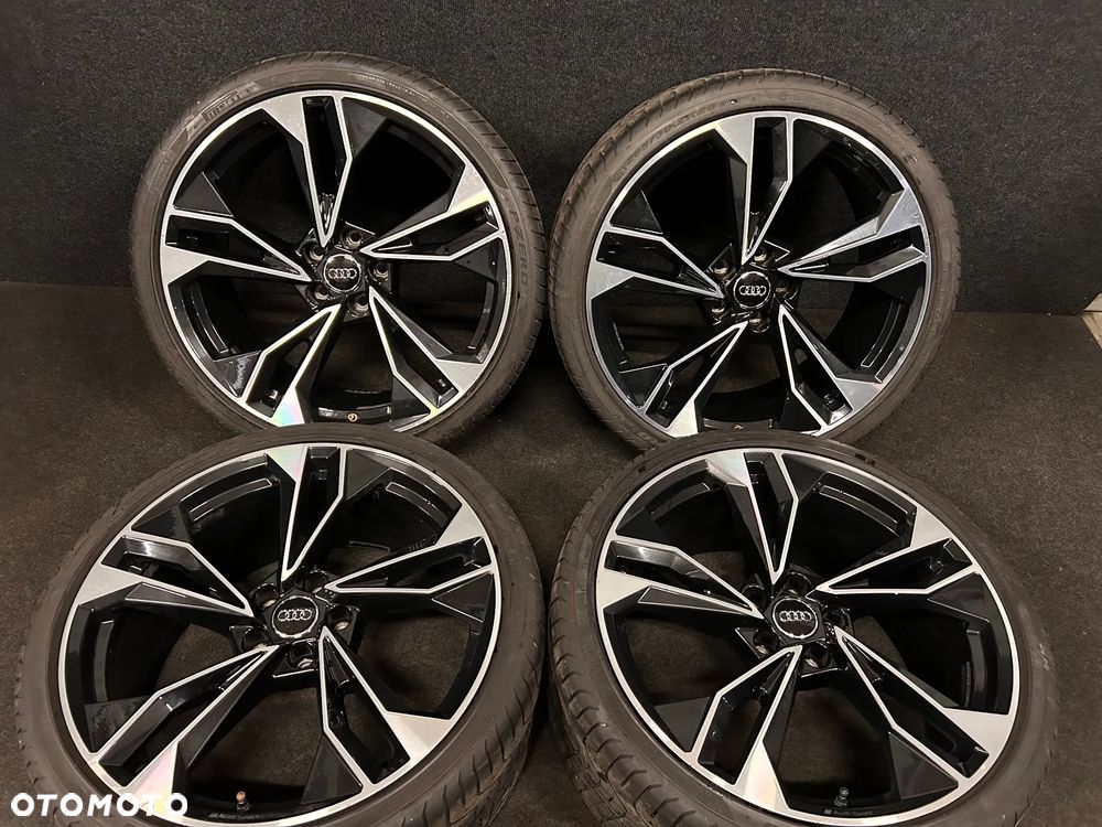 Oryginalne Koła Audi A5, S5, RS5 8T0, A4, S4, RS4 B8, B9 20 cali 5x112 4szt. Ładne! Opony letnie Pirelli! - 1