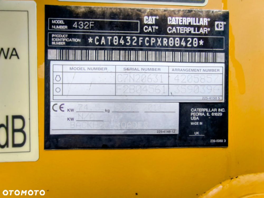 Caterpillar 432F - 12